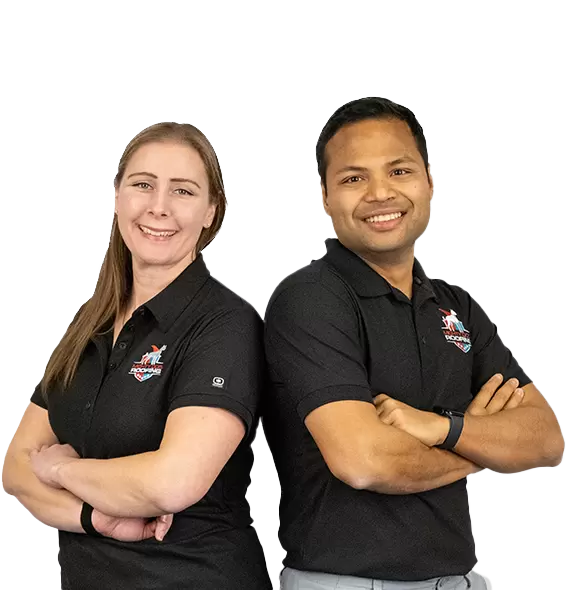 Vish Mazumder and Rachel Whitaker